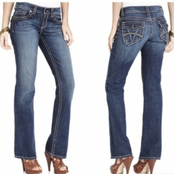 Kut Flap Pocket Bootcut Women's High rise Jeans - Picture 1 of 16